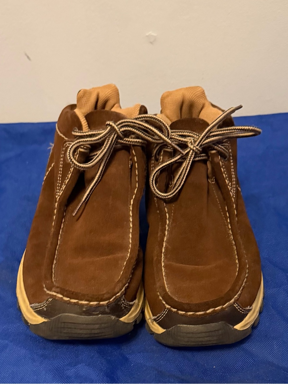Brown 100% real Suede Chukka Boots